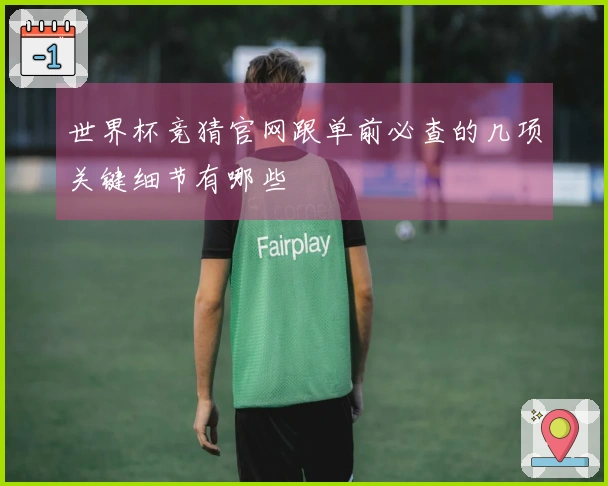 世界杯竞猜官网跟单前必查的几项关键细节有哪些