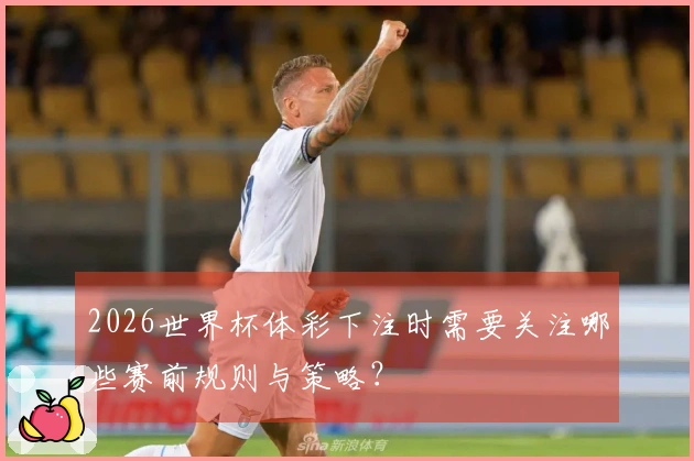 2026世界杯体彩下注时需要关注哪些赛前规则与策略？